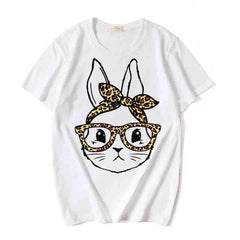 Easter Bunny Pattern T-shirt - Add a touch of childhood innocence to - VirtuousWares:Global