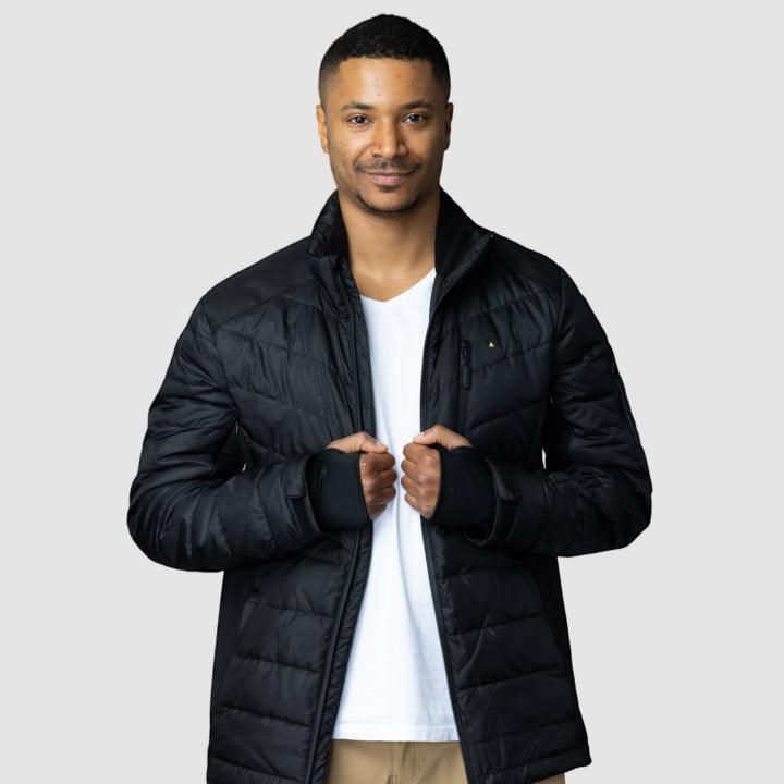 EcoDown Jacket - Men Black - VirtuousWares:Global