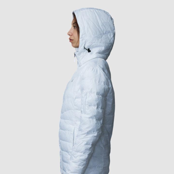 EcoDown Jacket - Woman Glacier - VirtuousWares:Global