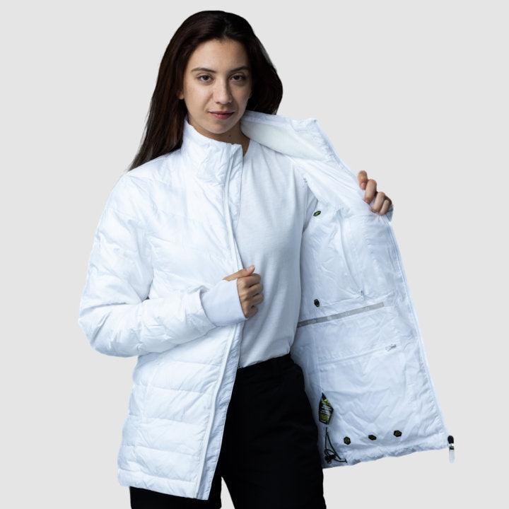 EcoDown Jacket - Woman Glacier - VirtuousWares:Global