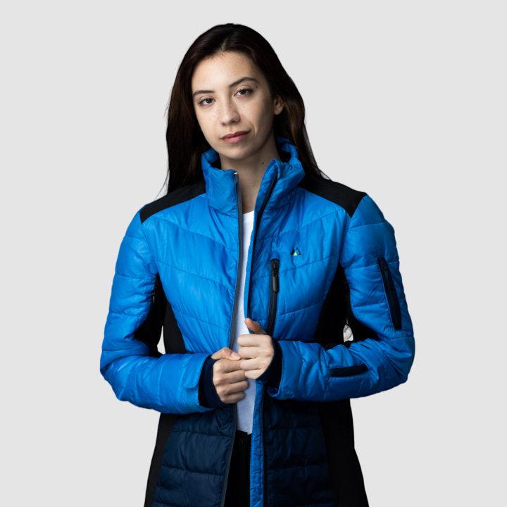 EcoDown Jacket - Women Blue - VirtuousWares:Global