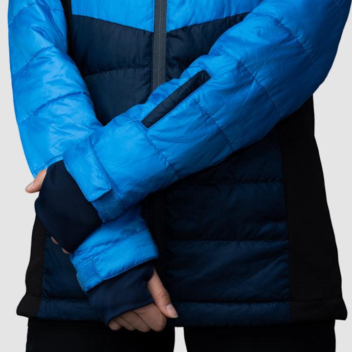 EcoDown Jacket - Women Blue - VirtuousWares:Global