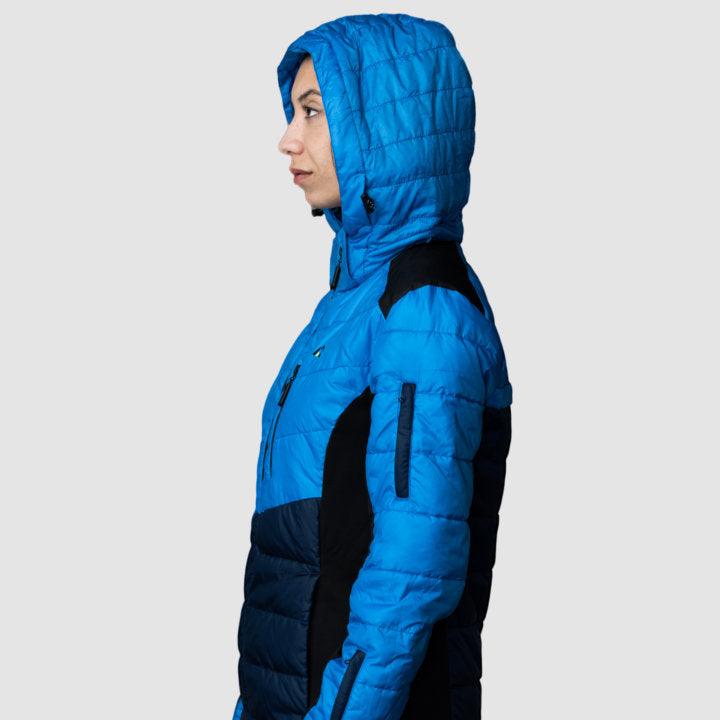 EcoDown Jacket - Women Blue - VirtuousWares:Global