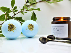 Elderflower & Noir bath bomb - VirtuousWares:Global