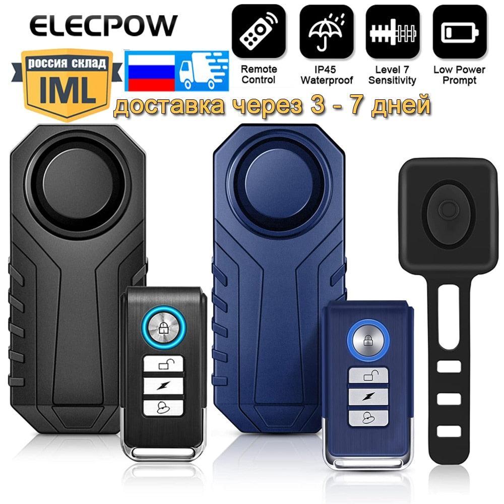 Elecpow Remote Control Bike Alarm Waterproof Motorcycle Electric - VirtuousWares:Global