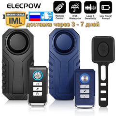 Elecpow Remote Control Bike Alarm Waterproof Motorcycle Electric - VirtuousWares:Global
