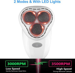 Electric Anti-Callus Foot Rasp with 6 Rollers - VirtuousWares:Global