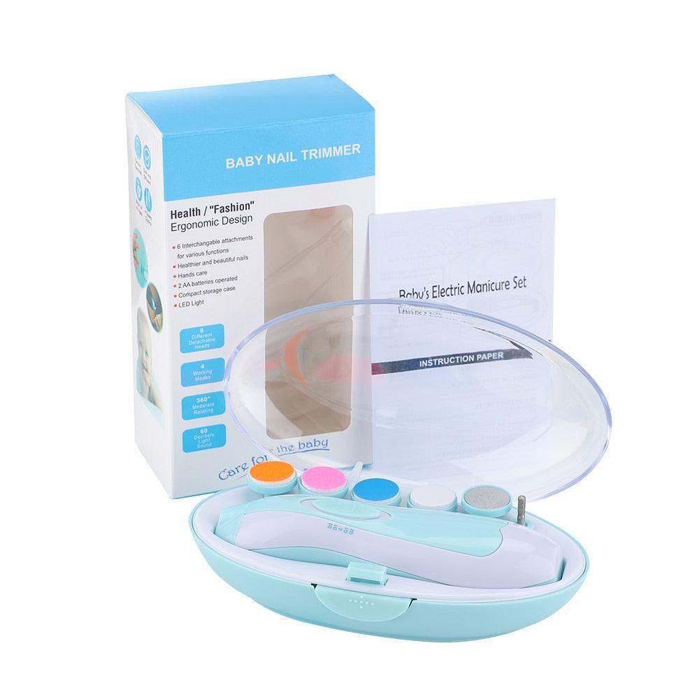 Electric Baby Nail Trimmer Kids Scissors Infant Nail Care Safe Nail - VirtuousWares:Global