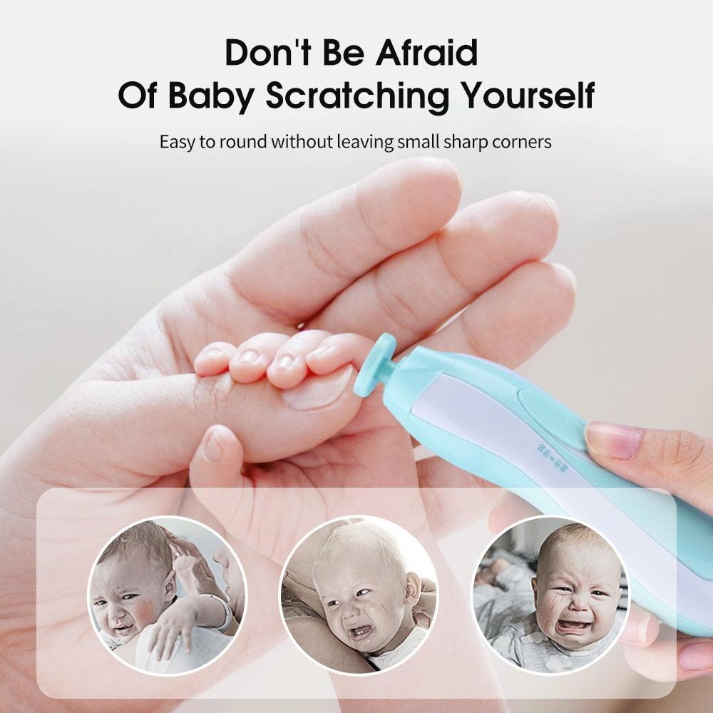 Electric Baby Nail Trimmer Kids Scissors Infant Nail Care Safe Nail - VirtuousWares:Global