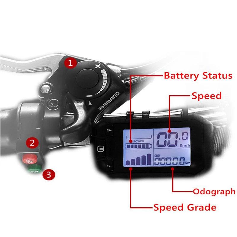 Electric Bicycle 26 Inch 1000W 48V 20AH Smlro MX300 Folding E-Bike Fat - VirtuousWares:Global