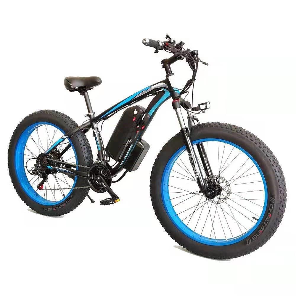 Electric Bicycle Lithium Tram Snow Electric Mountain Bike 21 Speed - VirtuousWares:Global