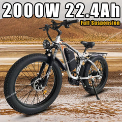 Electric Bike Smlro V3 Pro 48V22.4AH 2000W Dual Motor Electric Bicycle - VirtuousWares:Global