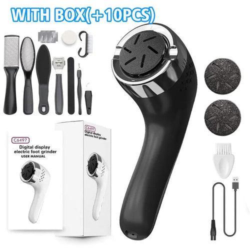 Electric Callus Remover for Feet Rechargeable Waterproof Foot Scrubber - VirtuousWares:Global
