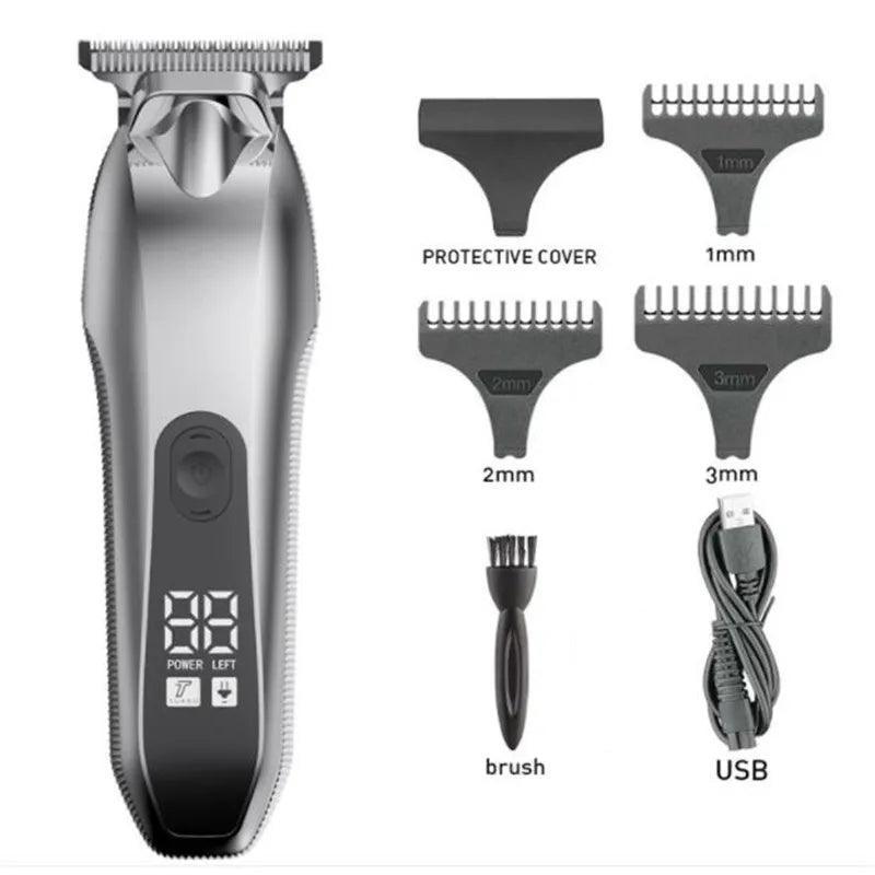 Electric Cordless Haircut Trimmer For Man Professional Hair Cutting - VirtuousWares:Global