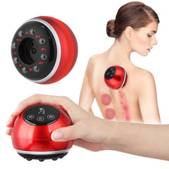 Electric Cupping Massager Vacuum Suction Cups Red Light Anti Cellulite - VirtuousWares:Global
