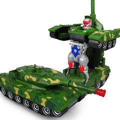 Electric Deformation Combat Tank Toys For Kids - VirtuousWares:Global