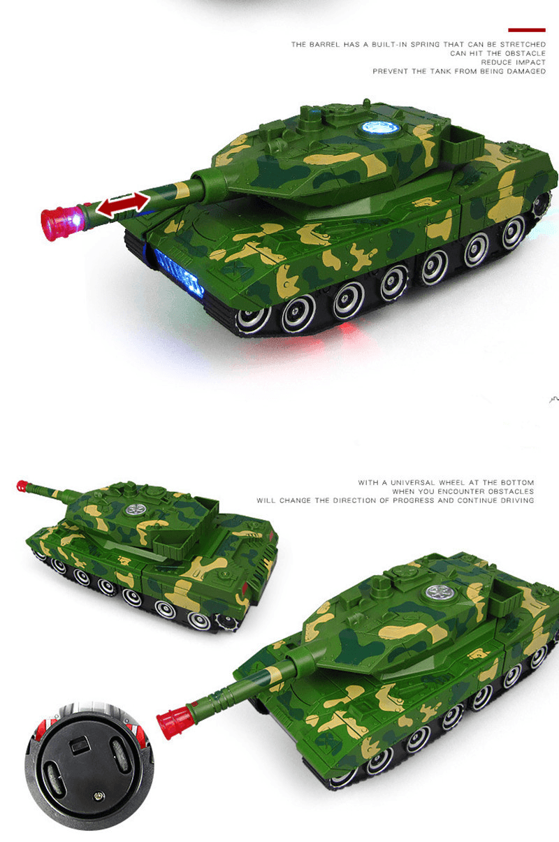 Electric Deformation Combat Tank Toys For Kids - VirtuousWares:Global