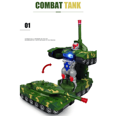 Electric Deformation Combat Tank Toys For Kids - VirtuousWares:Global