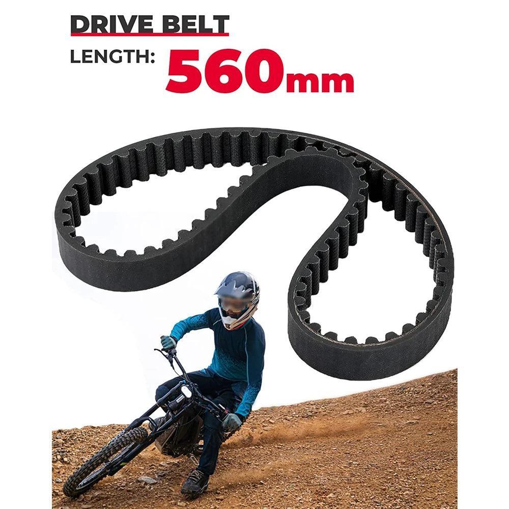 Electric Dirt Bike Drive Belt For Surron Light Bee X For Surron X160 X260 Primary Belt 560-8M Rubber Motorcycle Accessories High - VirtuousWares:Global