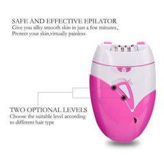 Electric Epilator USB Rechargeable Women Shaver Whole Body Available - VirtuousWares:Global