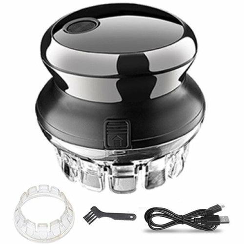 Electric Even Cut Rotary Hair Trimmer For Men Washable Rechargeable - VirtuousWares:Global
