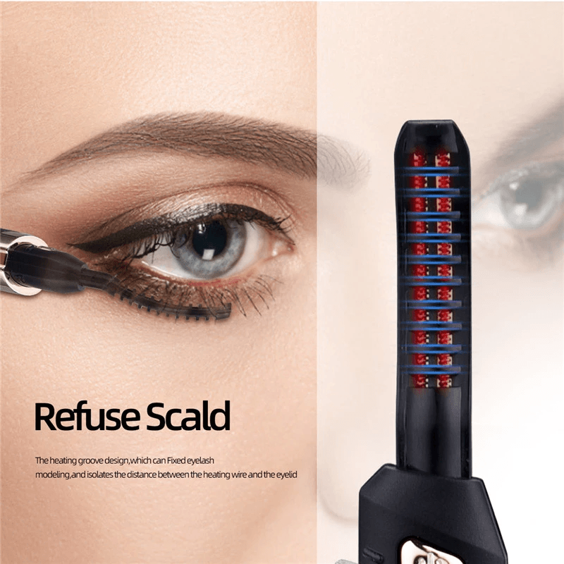 Electric Eyelash Curler Temperature Adjustable Quick Heating Eyelash - VirtuousWares:Global