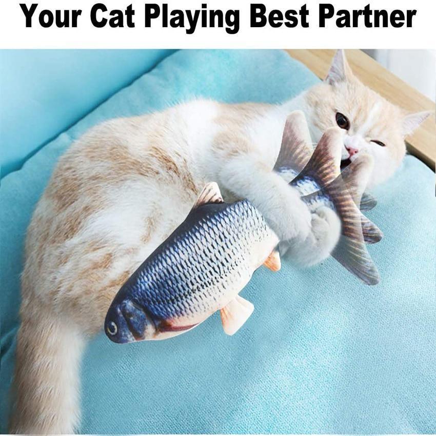 Electric Flipping Fish Toy for Cats - VirtuousWares:Global