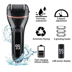 Electric Foot File For Heels Grinding Pedicure Tools Professional Foot - VirtuousWares:Global