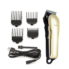 Electric Golden Hair Clipper Professional Hair Cutting Machine Cutter - VirtuousWares:Global