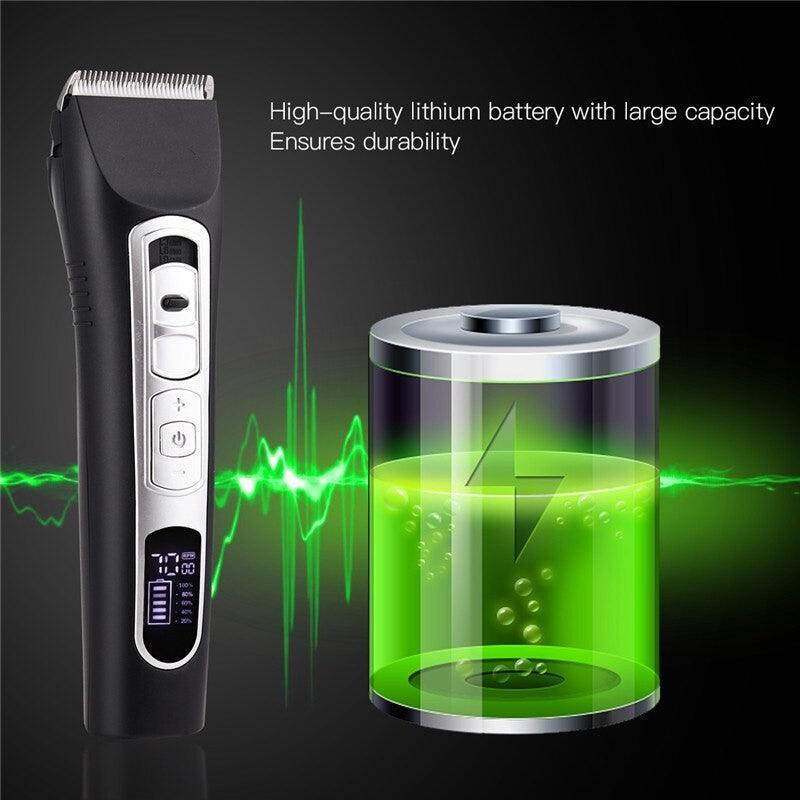 Electric Hair Clipper For Men Rechargeable Shaver Cordless Hair Cutter - VirtuousWares:Global