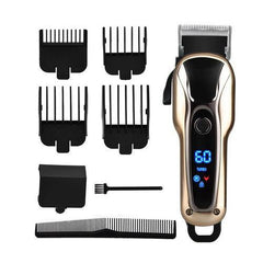 Electric Hair Clipper USB Rechargeable Professional Hair Barber for - VirtuousWares:Global