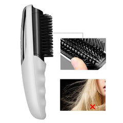 Electric Hair Straightener Comb Cordless Magnetic Head Massage Brush - VirtuousWares:Global