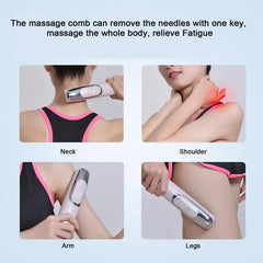 Electric Hair Straightener Comb Cordless Magnetic Head Massage Brush - VirtuousWares:Global