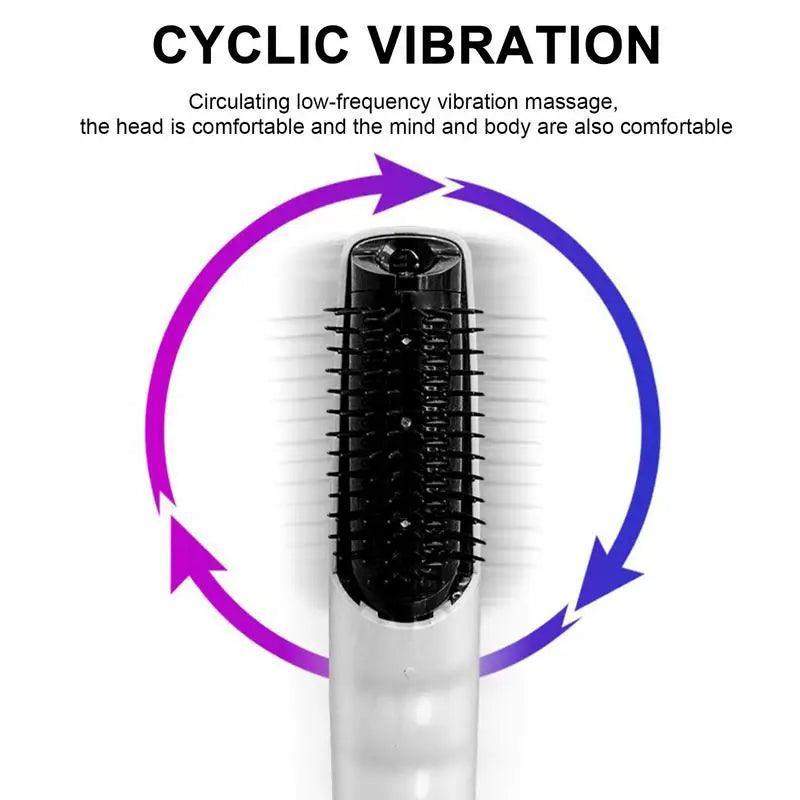 Electric Hair Straightener Comb Cordless Magnetic Head Massage Brush - VirtuousWares:Global