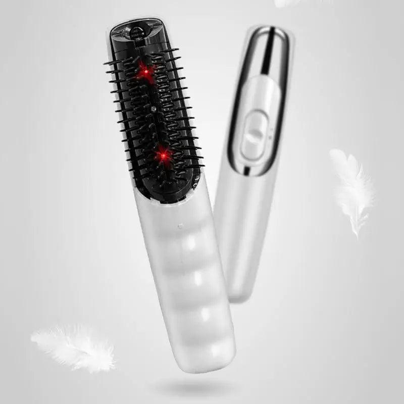 Electric Hair Straightener Comb Cordless Magnetic Head Massage Brush - VirtuousWares:Global