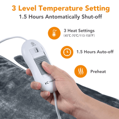 Electric Heating Pad Massage Shawl for Shoulder and Neck Relieve Pain - VirtuousWares:Global
