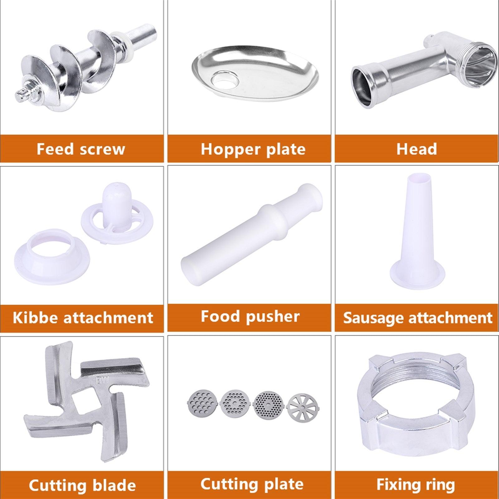 Electric Meat Grinder Sausage Stuffer Maker with Handle - VirtuousWares:Global