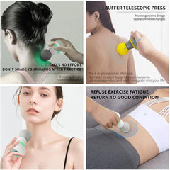 Electric Mini Handheld Massage Gun 6 Speed Vibration Fitness Massager - VirtuousWares:Global