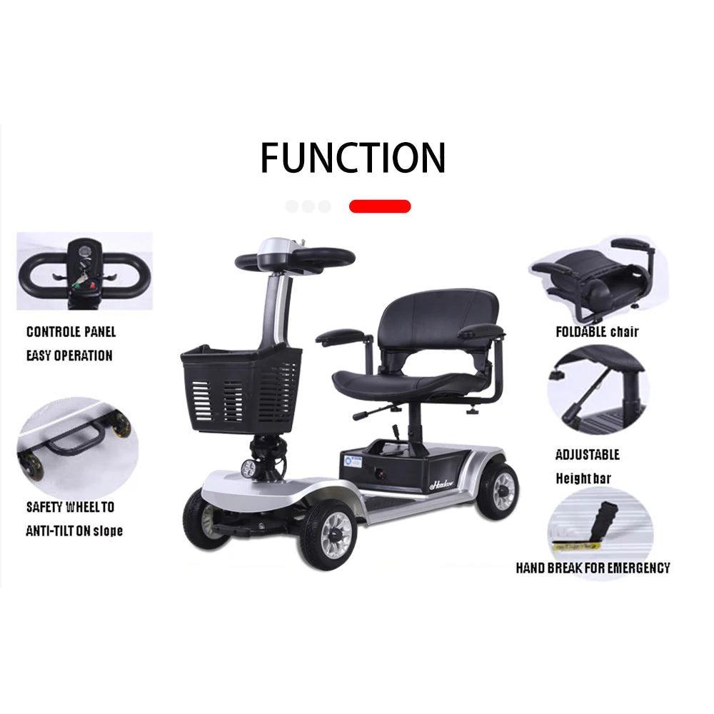 Electric Mobility Scooter 250W Motor Max Load 200KG Adult electric - VirtuousWares:Global