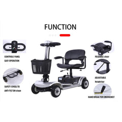 Electric Mobility Scooter 250W Motor Max Load 200KG Adult electric - VirtuousWares:Global