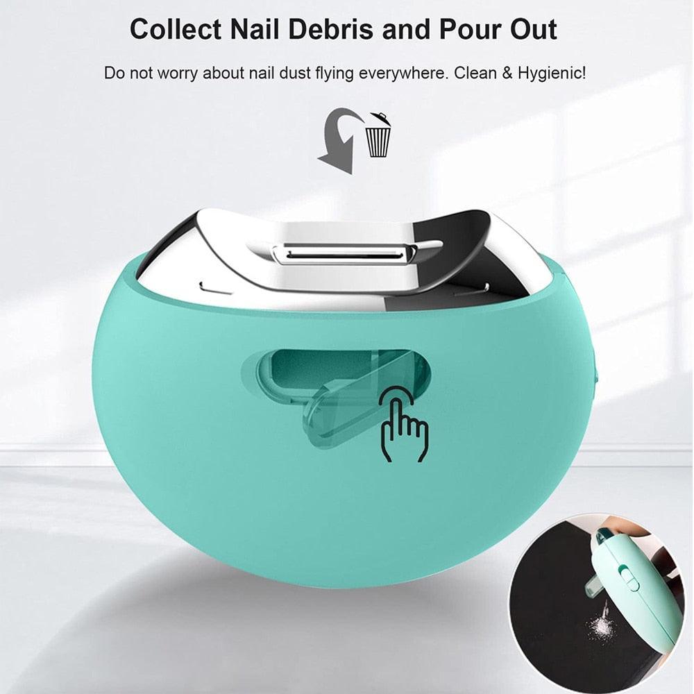 Electric Nail Clipper Nail Trimmer Nail Files Safe Automatic Nail - VirtuousWares:Global