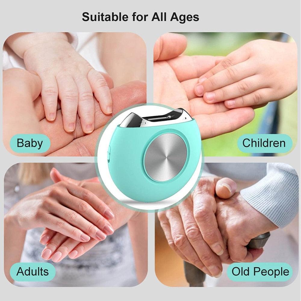 Electric Nail Clipper Nail Trimmer Nail Files Safe Automatic Nail - VirtuousWares:Global