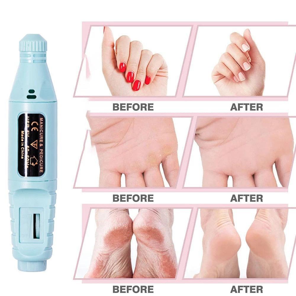 Electric Nail Drill Machine 20000RPM Professional Nail File Kit - VirtuousWares:Global