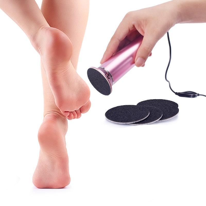 Electric Pedicure Foot Care Tool Files Pedicure Callus Remover USB - VirtuousWares:Global