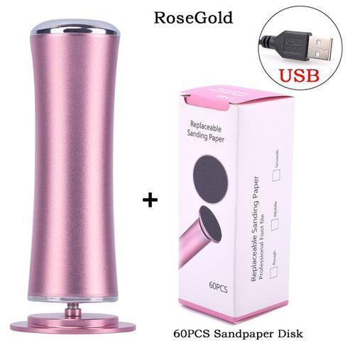 Electric Pedicure Foot Care Tool Files Pedicure Callus Remover USB - VirtuousWares:Global