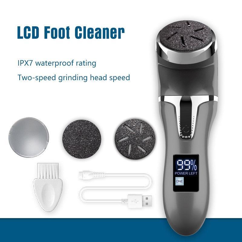 Electric Pedicure Foot Grinder File Callus Remover USB Rechargeable - VirtuousWares:Global