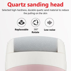 Electric Pedicure Hard Skin Remover Foot Care Rechargeable Callus - VirtuousWares:Global
