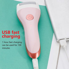 Electric Pedicure Hard Skin Remover Foot Care Rechargeable Callus - VirtuousWares:Global