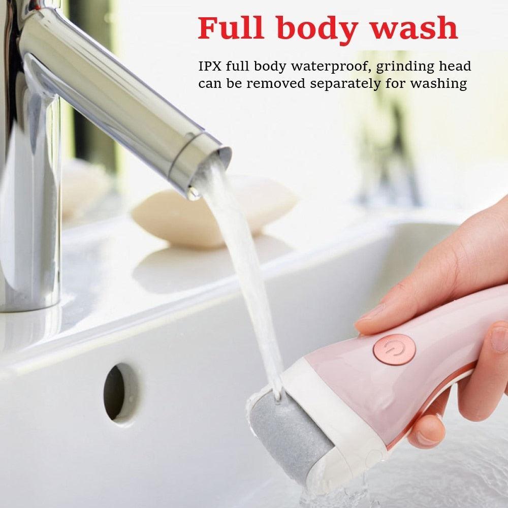 Electric Pedicure Hard Skin Remover Foot Care Rechargeable Callus - VirtuousWares:Global