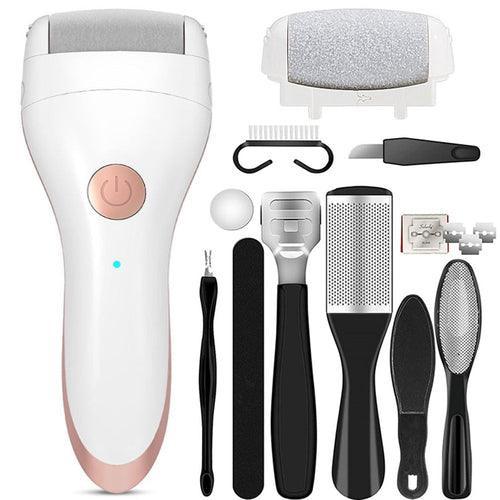 Electric Pedicure Hard Skin Remover Foot Care Rechargeable Callus - VirtuousWares:Global